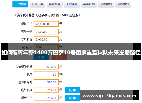 如何破解年薪1400万巴萨10号困境重塑球队未来发展路径