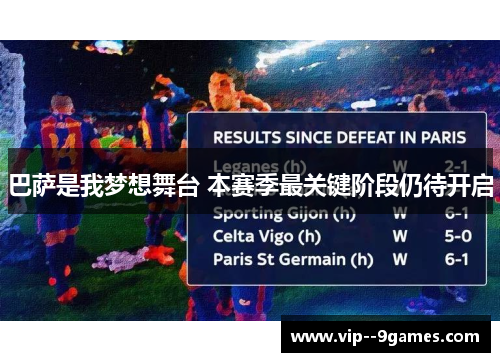 巴萨是我梦想舞台 本赛季最关键阶段仍待开启